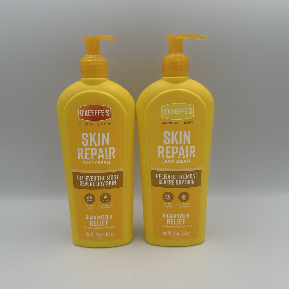 O'Keeffe's Clinical Skin Repair Body Cream Lotion Severe Dry Skin Relief